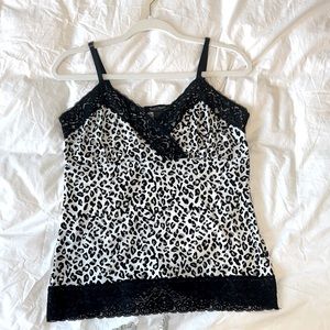 White House Black Market Camisole. Cheetah print. Size M.